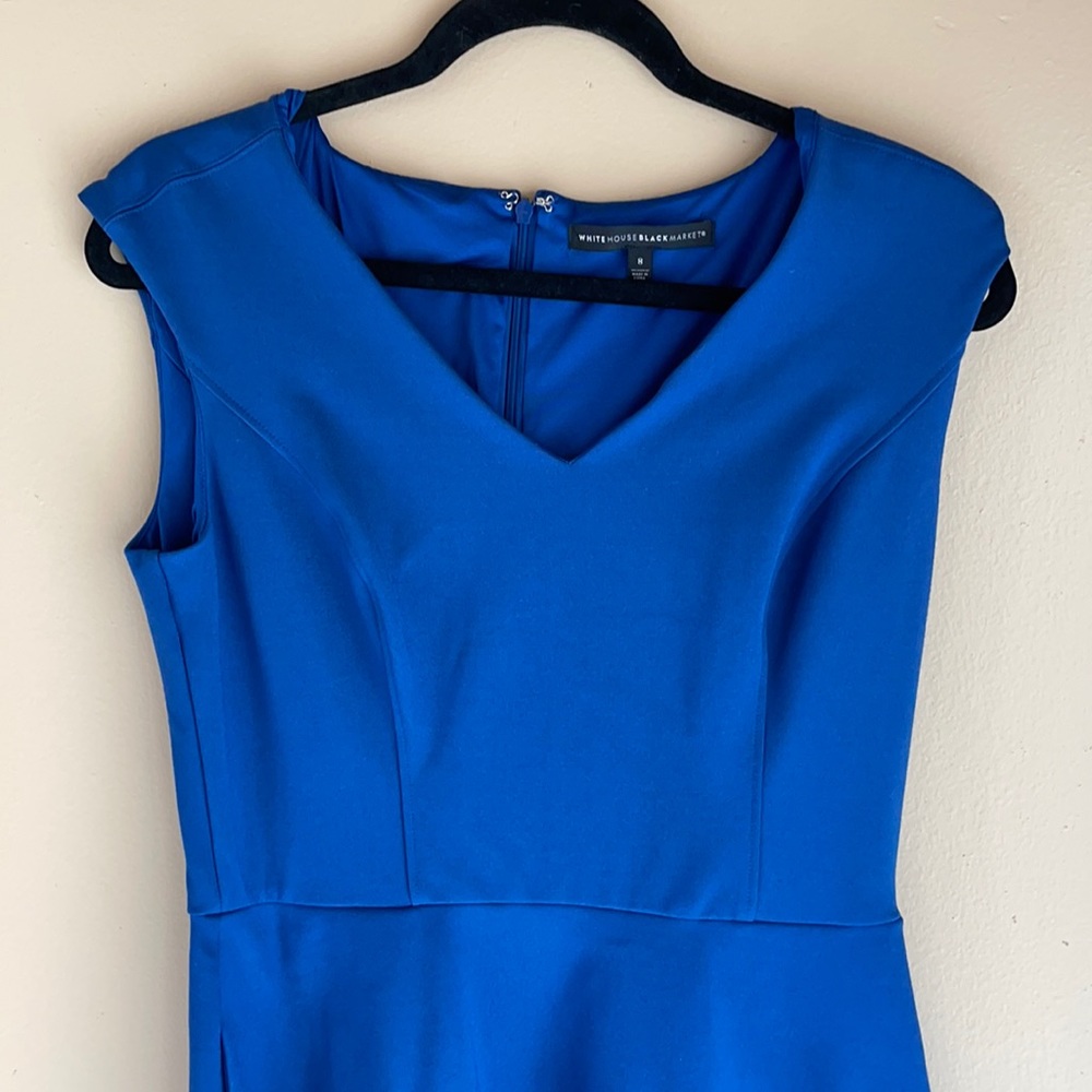 White House Black Market Blue Dress